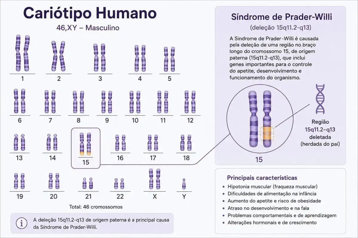Síndrome de Prader-Willi: riscos genéticos e o que considerar ao tentar engravidar