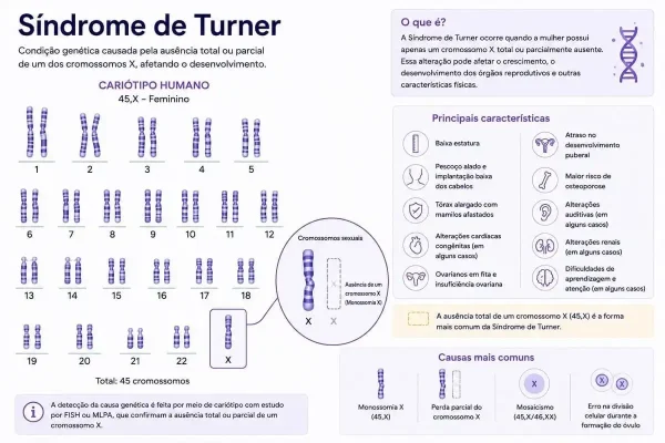 Síndrome de Turner: o que é, causas, sintomas e infertilidade